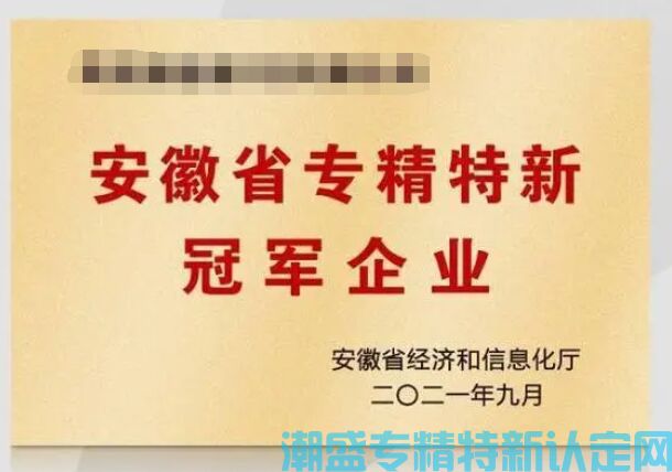 公司想申报安徽省专精特新冠军企业、安徽省专精特新中小企业，需要符合哪些要求？怎么申报认定？